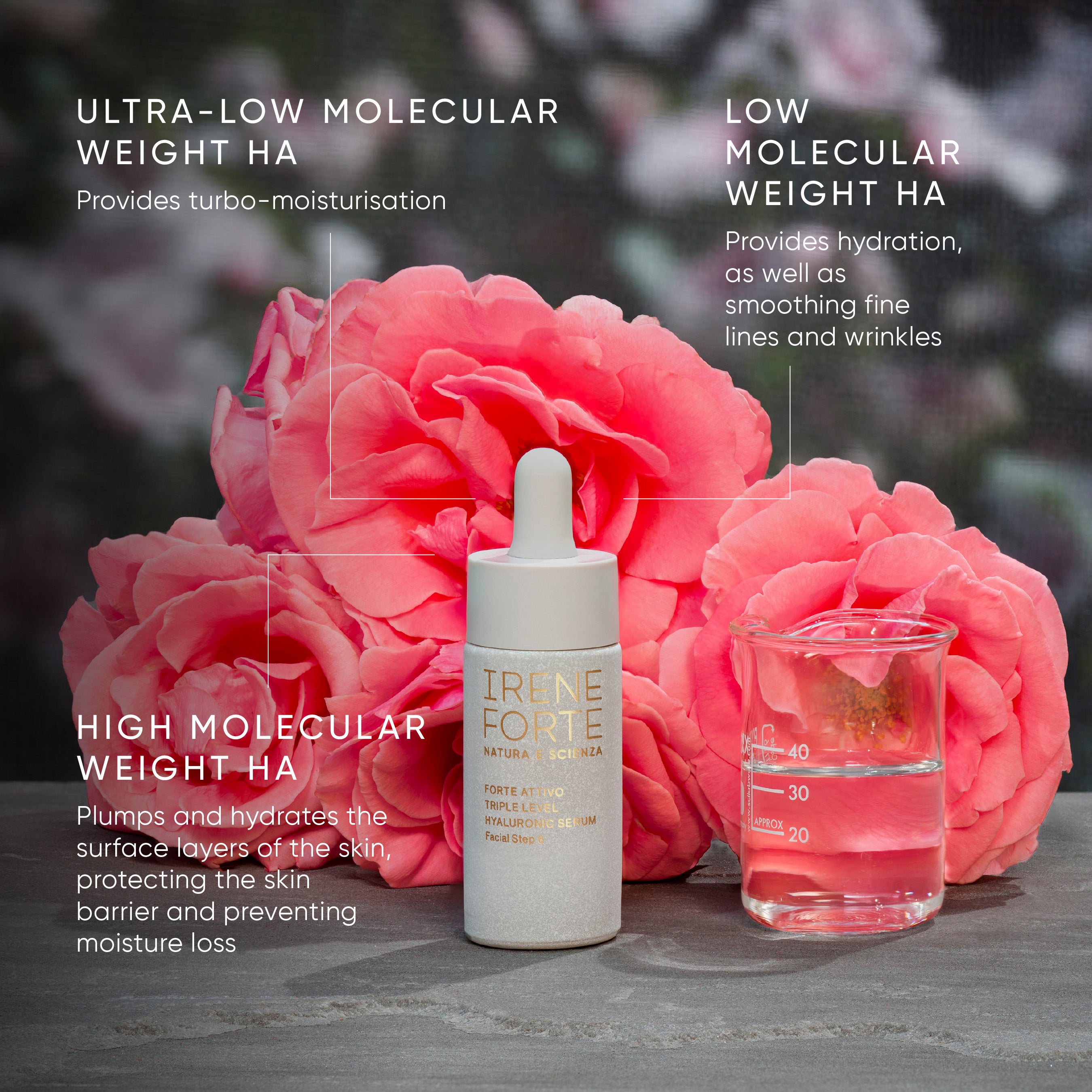 Dreifach Hyaluronserum