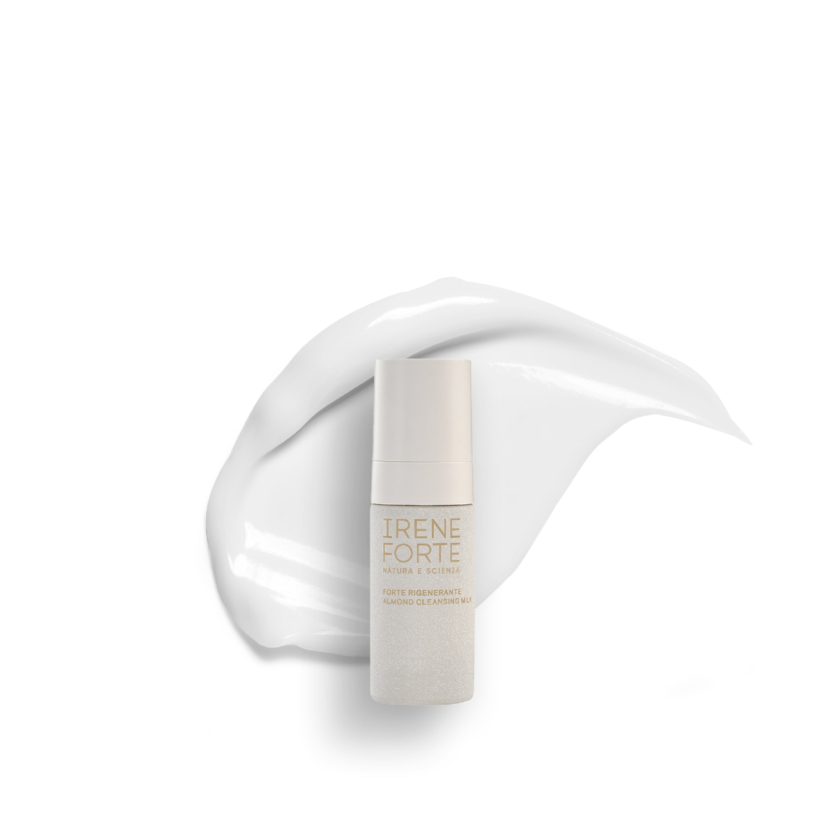 Skincare bottle with &